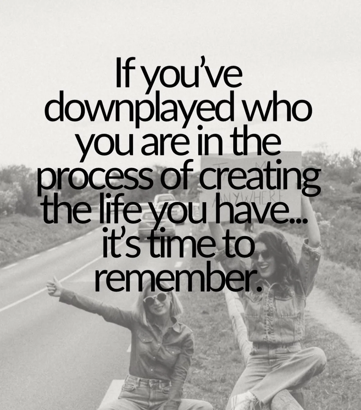 You&rsquo;re not lost. You&rsquo;re not broken.

You&rsquo;ve just been so focused on building a life, holding it all together, and being everything for everyone&hellip;
 that somewhere along the way, you lost touch with yourself.

It is what it is b