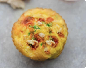 Freezer-Friendly Buffalo Chicken Egg Muffins (Half Dozen)