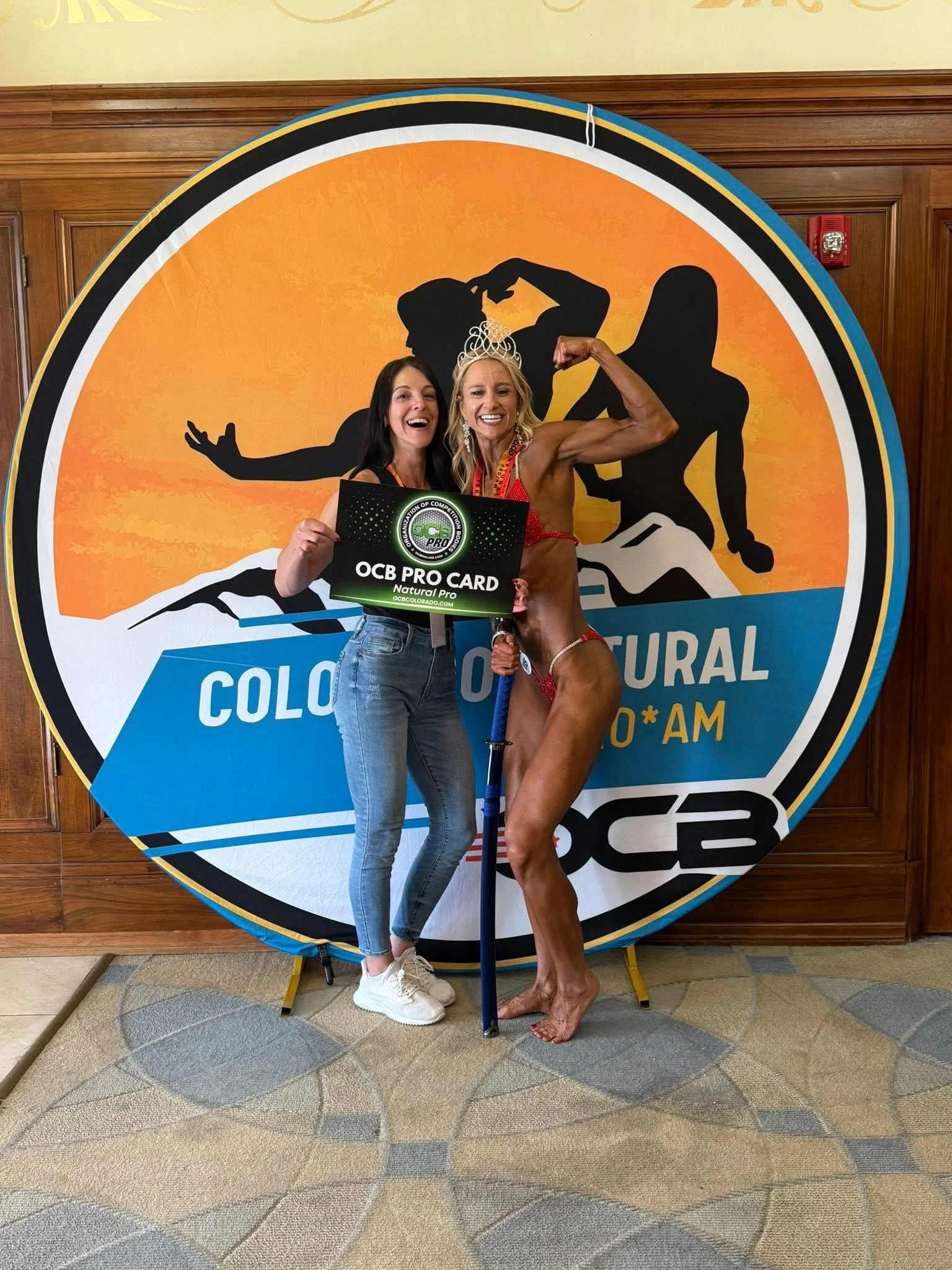 NPC bikini competition awards and physique coaching experience