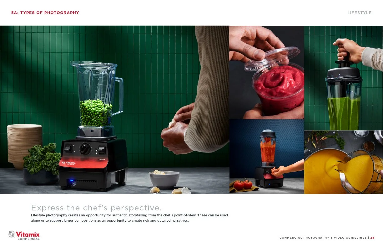 A collage of images showing various kitchen blenders and smoothies, with a main focus on a black blender with green peas, alongside smaller images of a red fruit smoothie, a green drink, a shot of orange liquid, and yellow juice being poured.