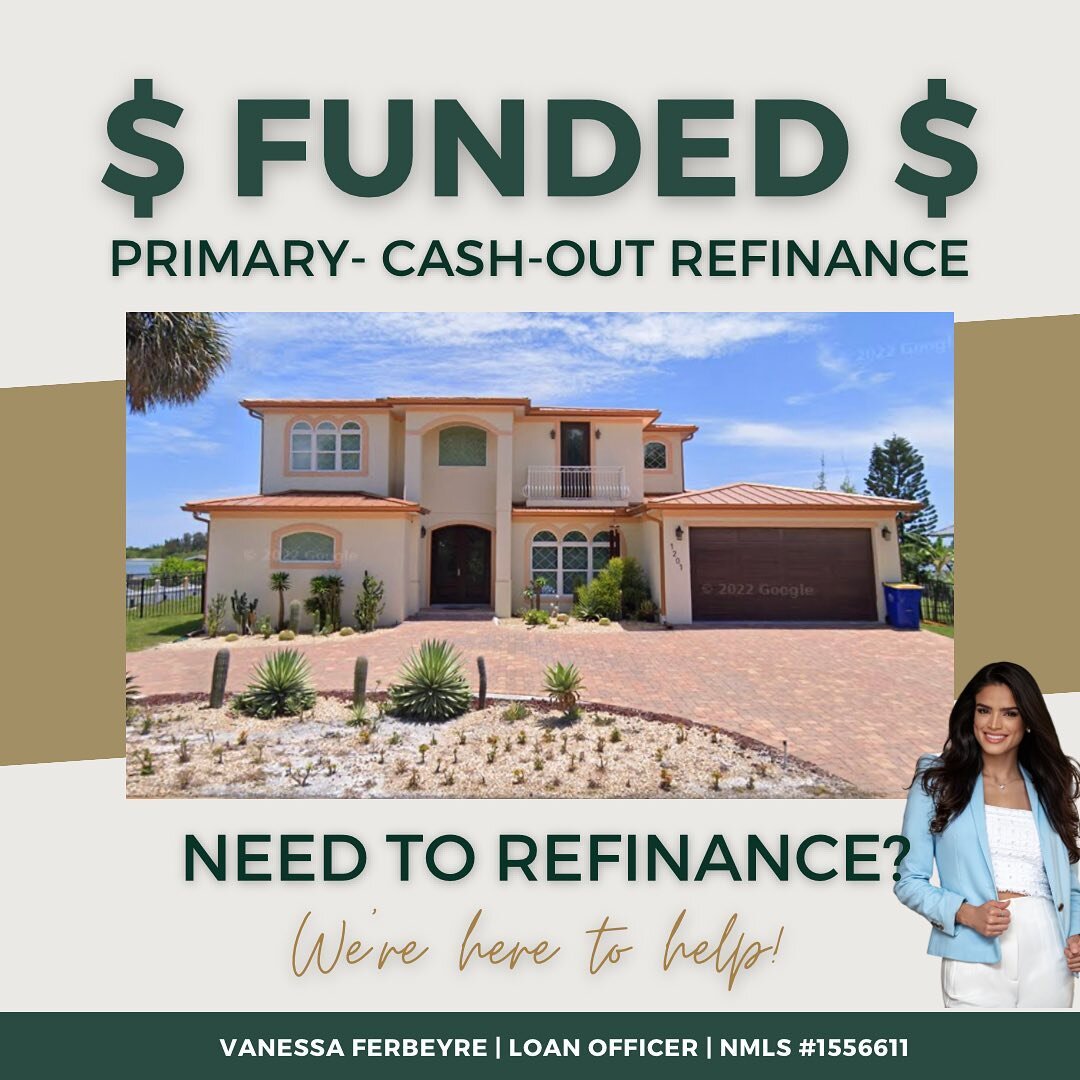 CASH-OUT REFI FUNDED! ⁣
⁣
Need to cash-out? Let&rsquo;s talk about your options! ⁣
⁣
&bull;⁣
⁣
&bull;⁣
⁣
&bull;⁣
⁣
#ECL#ExclusiveCapitalLending #Mortgage #MortgageBroker #Homeowner #Credit #PreApproval