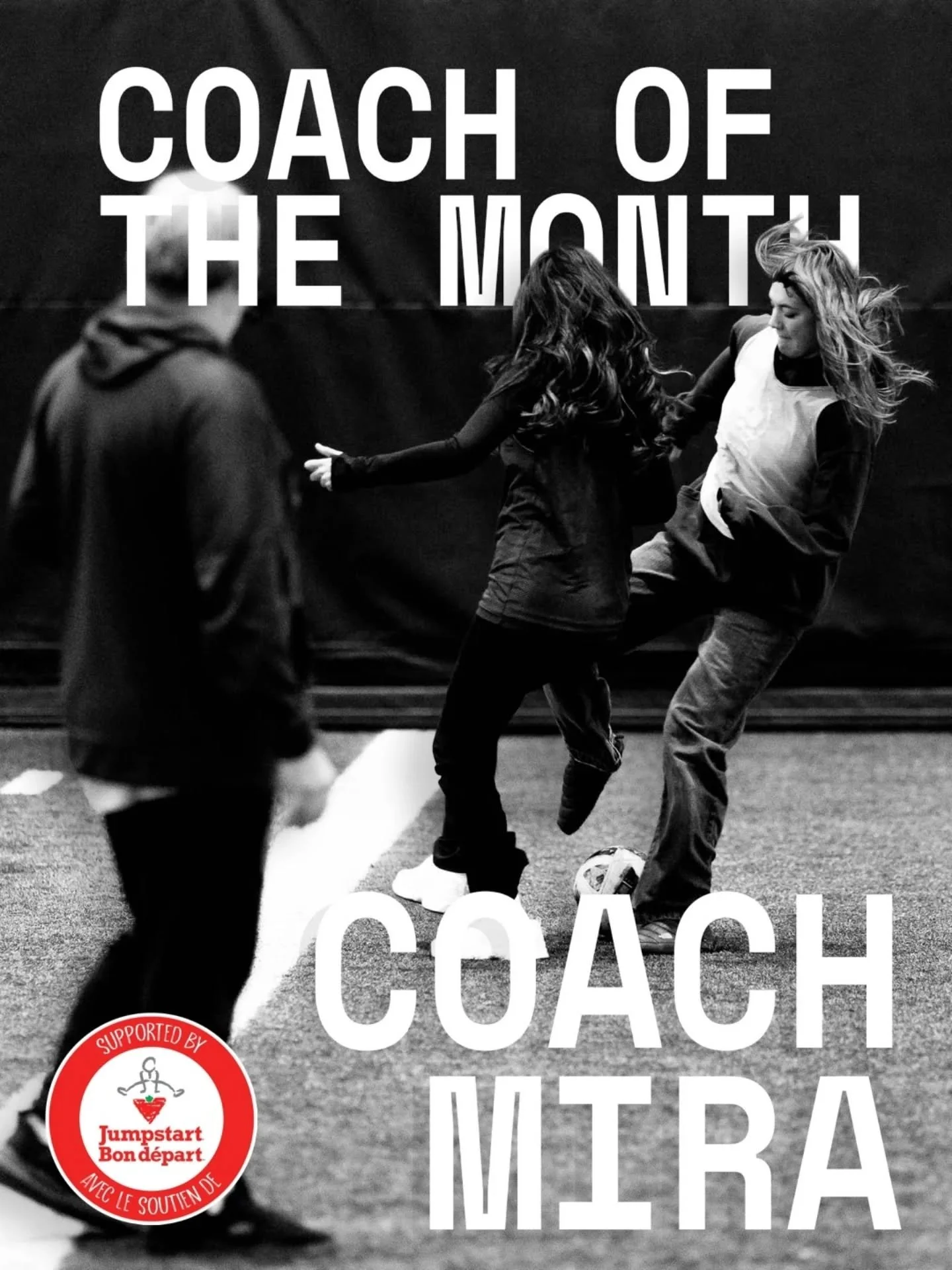 It is time to celebrate others again! Yup, we do that a lot around here. Recognition is such an important part of our program, and January's Coach of the Month? That's Coach Mira from John A. MacDougall School! 🎉

Mira goes the extra mile by buildin