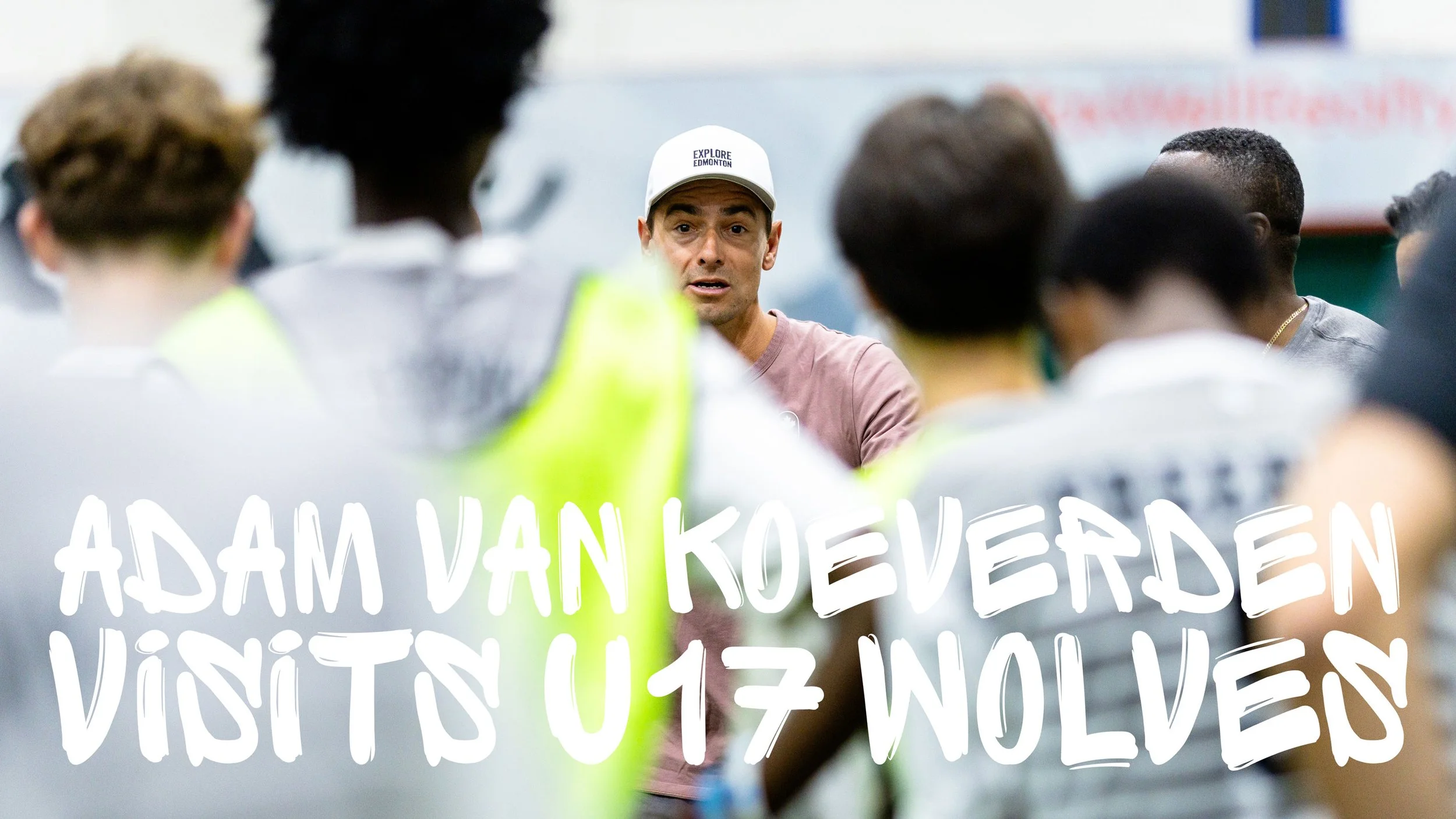 Adam van Koeverden and Friends visit Free Play for Kids Wolves U17 Soccer