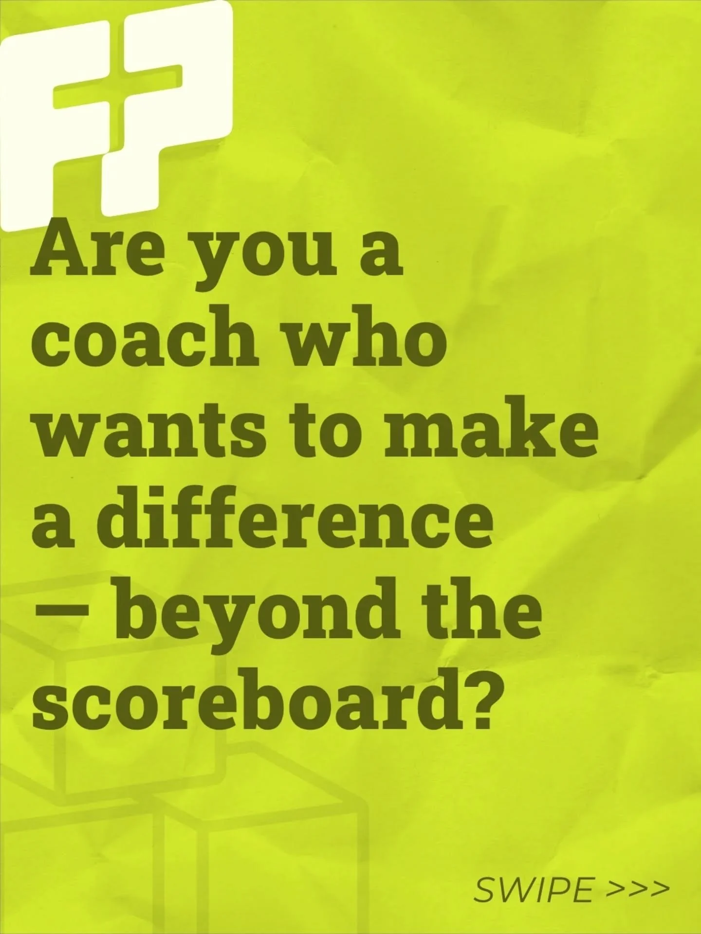 Are you a coach who wants to make a difference &mdash; beyond the scoreboard?

You show up every week for your kids. You run the drills, manage the chaos, and try to keep everyone engaged. But deep down, you know sport can be so much more than just a