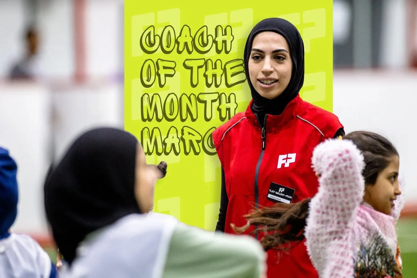 At Free Play for Kids, our coaches do far more than run drills and keep score.

This March, we're proud to recognize Coach Duha &mdash; Assistant Coach at Free to Play &amp; Coach with Welcome to Play &mdash; as our Coach of the Month.

Duha works wi