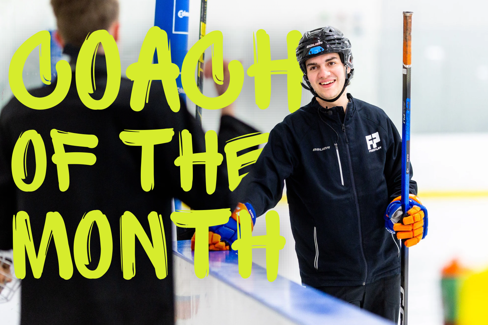 Coach Jacob is February's Free Play Coach of the Month! 🎉
