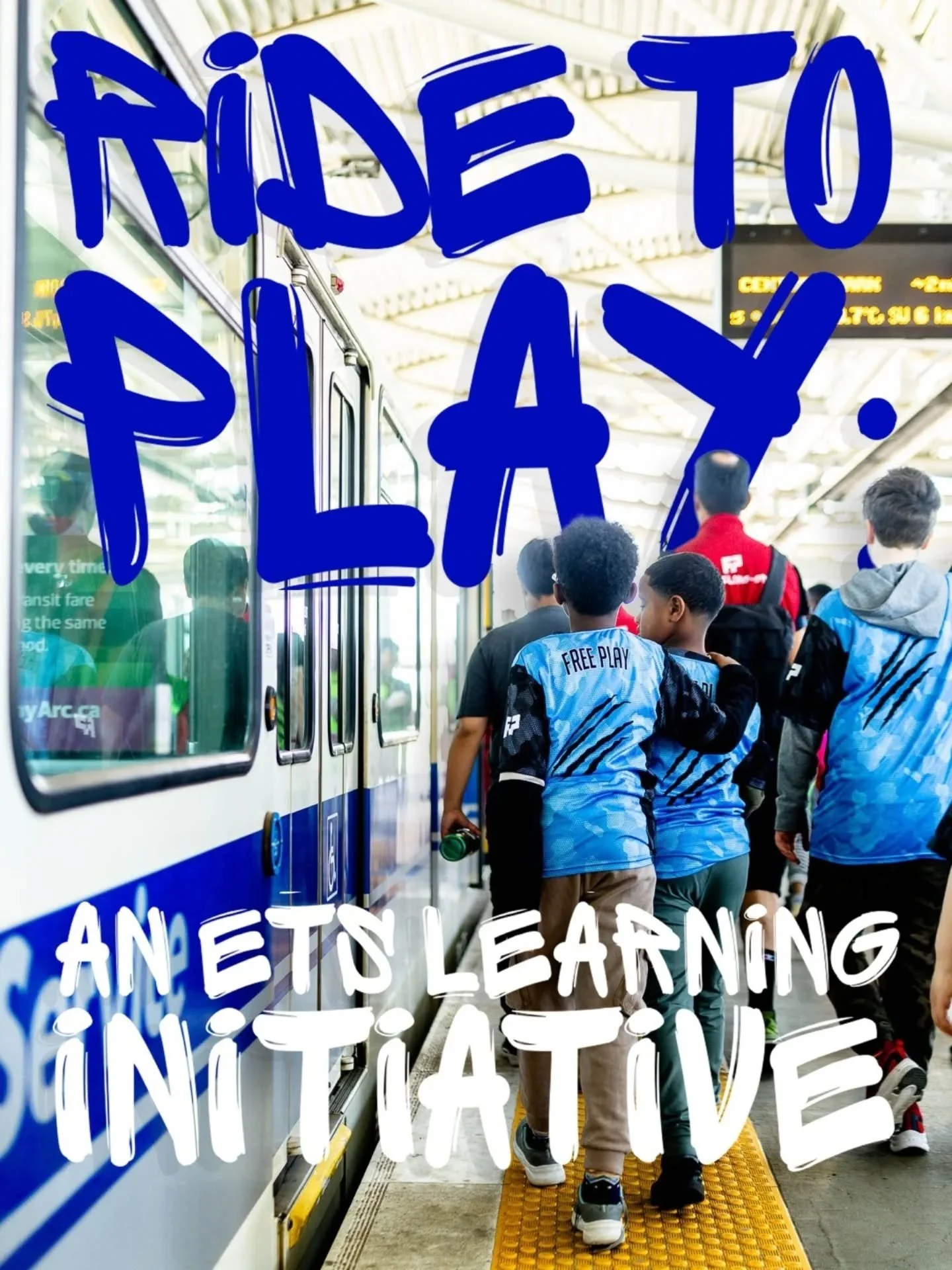 Ride to Play: An ETS Learning Initiative 🚌🚊

In a brand new initiative, kids from Sifton &amp; Belmont Schools do something a lot of them have never done before by taking the LRT &mdash; trying something new! The kids lead by coaches, board a city 
