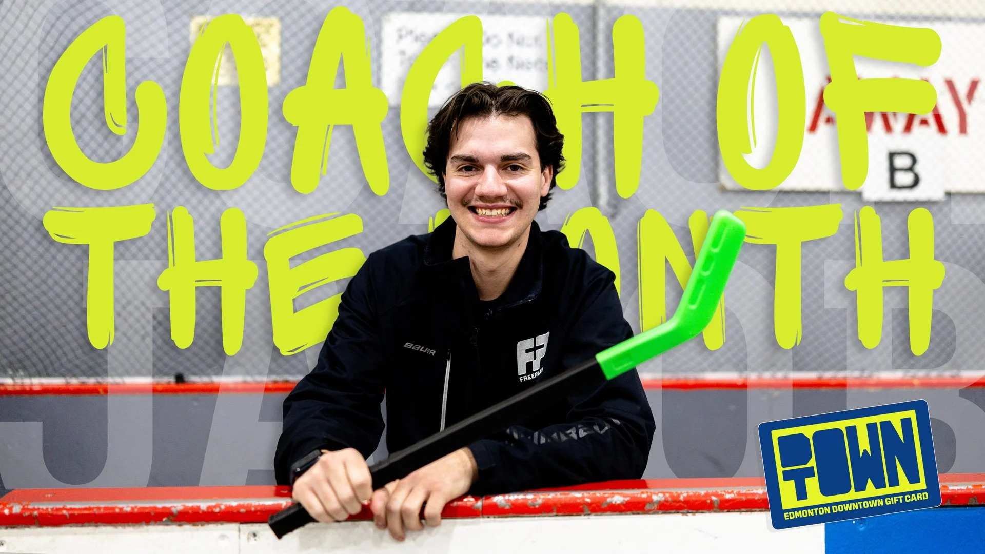 Coach Jacob is February's Free Play Coach of the Month! 🎉