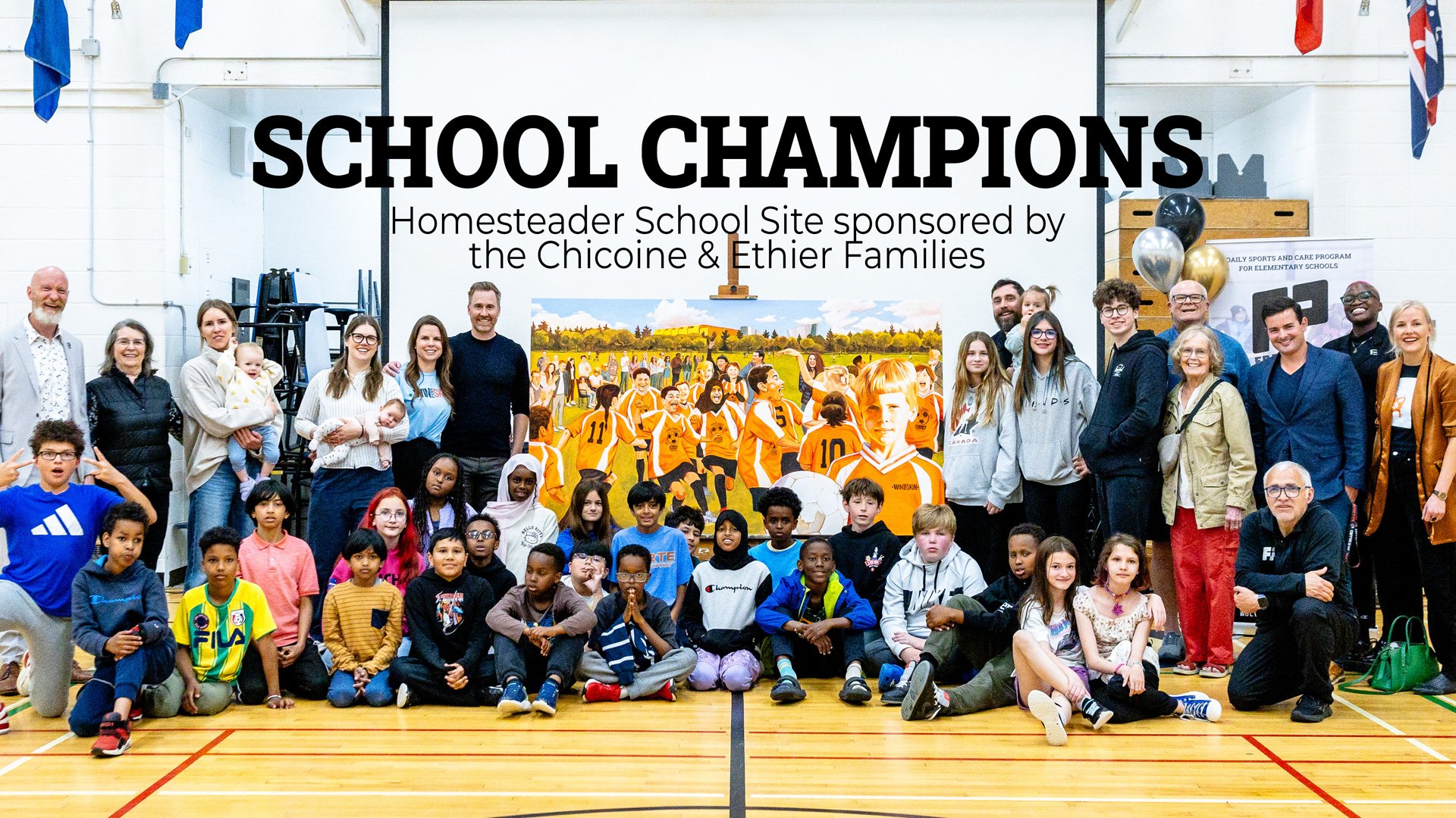 School Champions: Homesteader School Site Sponsored by Evelyn and Lucas