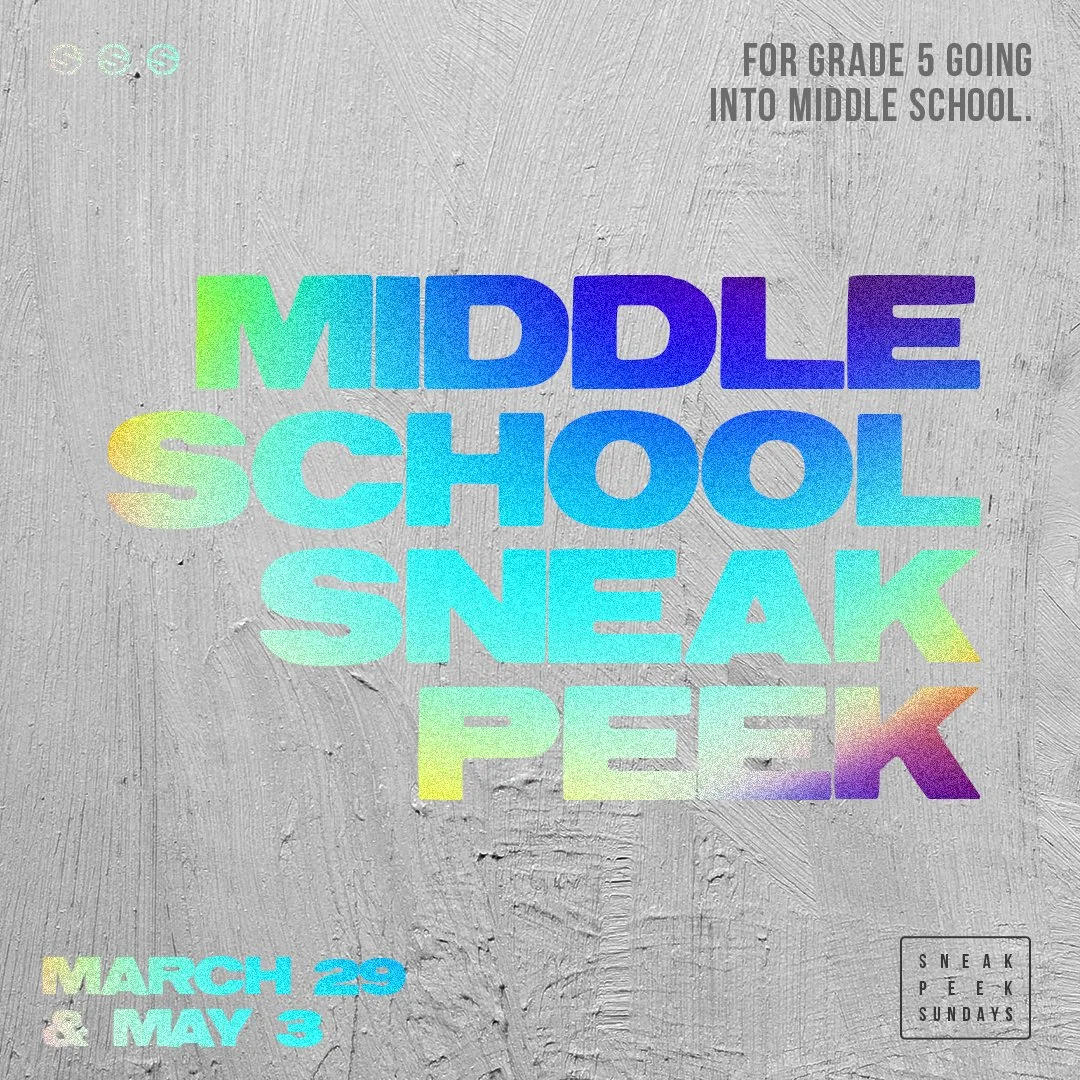 Middle School Sneak Peek