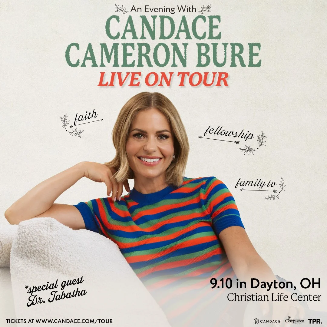 Candace Cameron Bure Live on Tour. Click for tickets.
