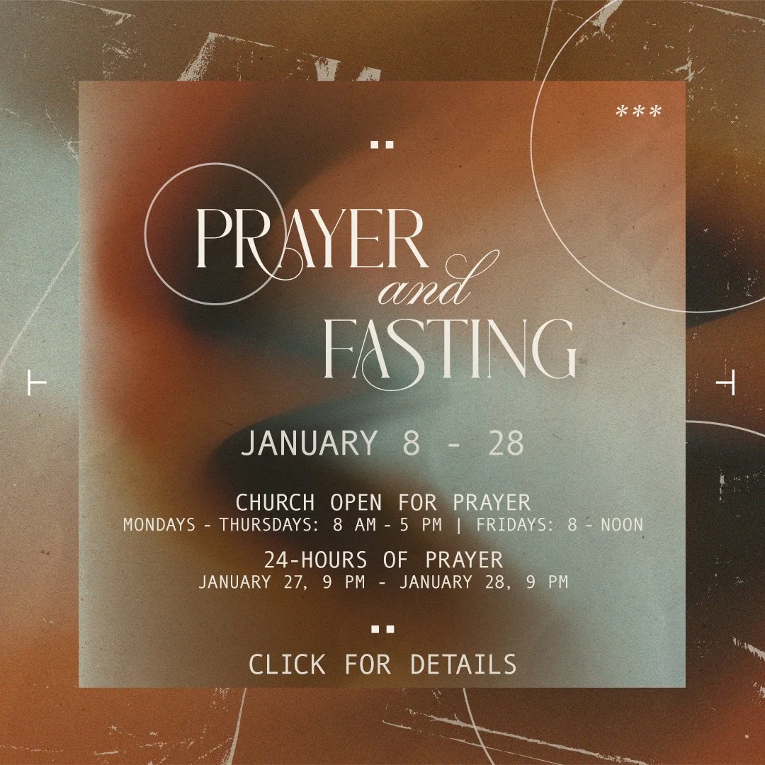 Prayer and Fasting Info and 24 Hours of Prayer Sign Up