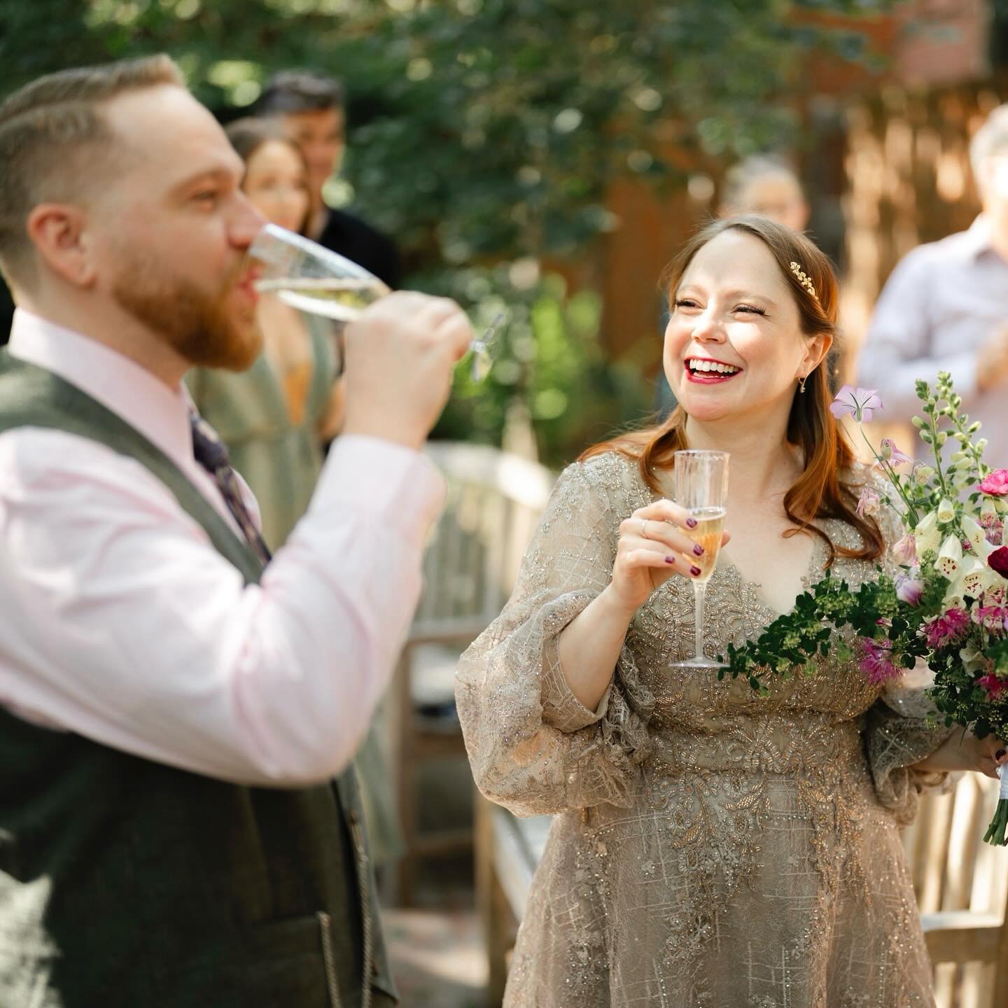 One of my favorite things about intimate weddings is how present everyone gets to be. No rush, no performance&mdash;just real connection, laughter, and light like this.

Justine &amp; Ben were married at the Maine Historical Society, surrounded by ea