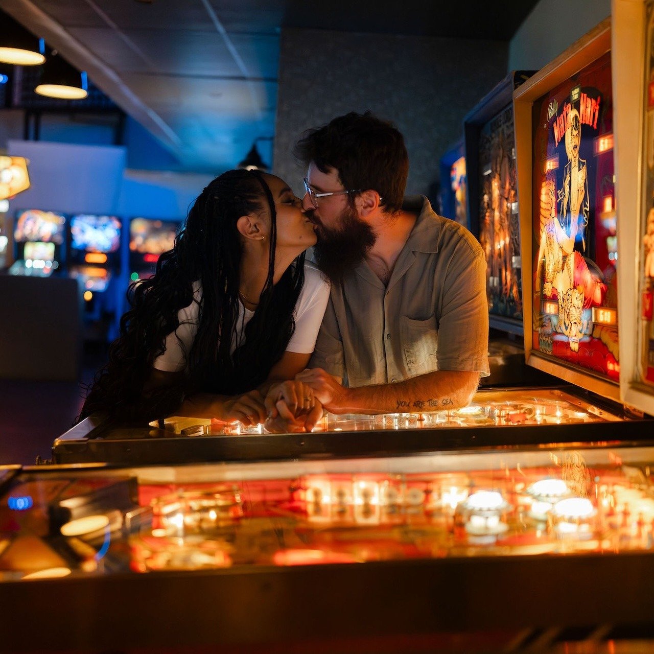 Love when couples choose a spot that feels personal for their engagement session. A few months before their @omainestudios wedding, Joe and Ari came up from Nashville and we spent the afternoon at @arcadiaportland.

Whether you&rsquo;re into rocky sh