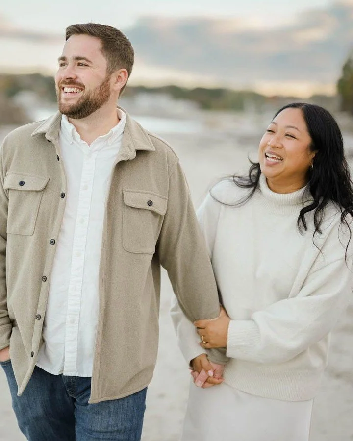 The only thing better than a beach engagement session is a barefoot beach engagement session.