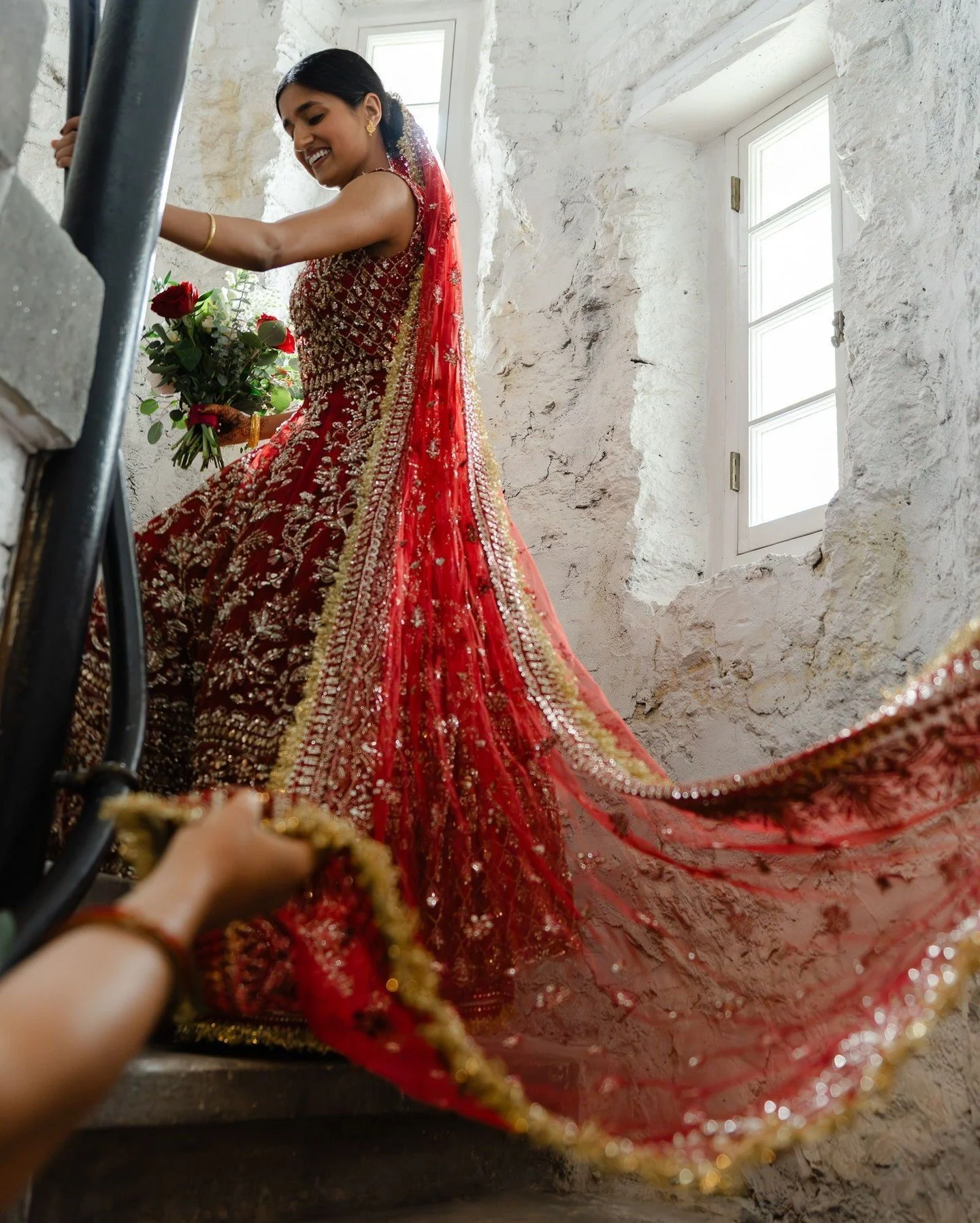 There's a piano at Bates that Neeshi and Thad used to escape to during the pandemic. After their wedding ceremony in the @batescollege chapel, Thad sat down and played &mdash; and Neeshi spun around in her beautiful red dress, laughing, and it was ex