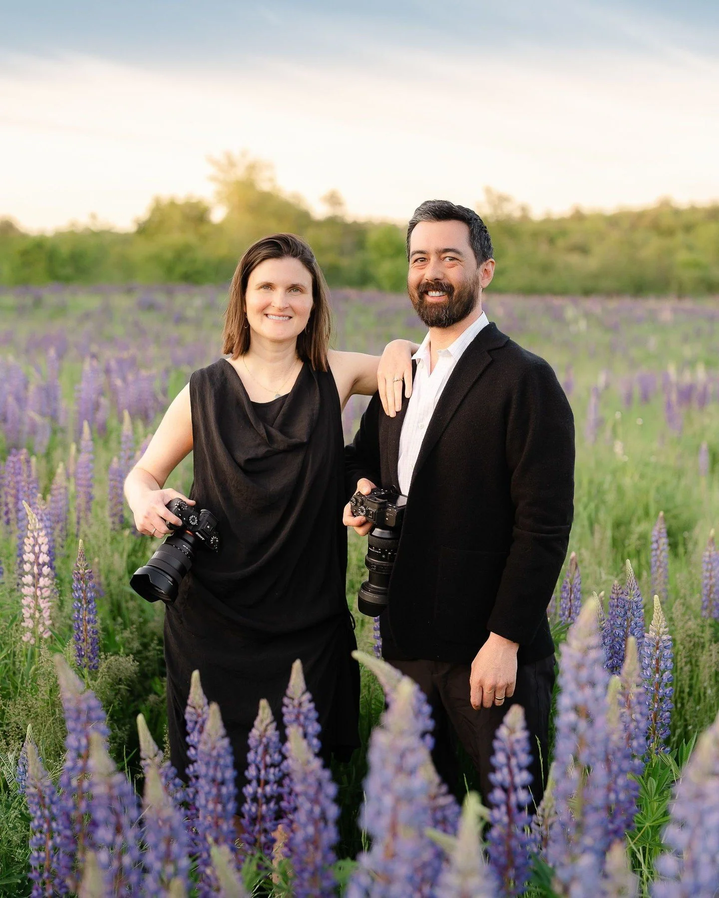 A little introduction from your friends behind the camera: we're Ned and Julia, a husband-and-wife photography team based in Freeport, Maine.

Honestly, shooting weddings together was Ned's idea, and Julia is very glad she said yes. We've found our r