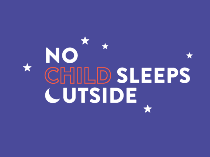 No Child Sleeps Outside Campaign