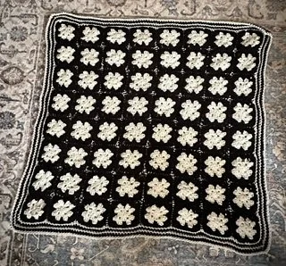 Hand Crocheted Wheelchair Lap Afghan
