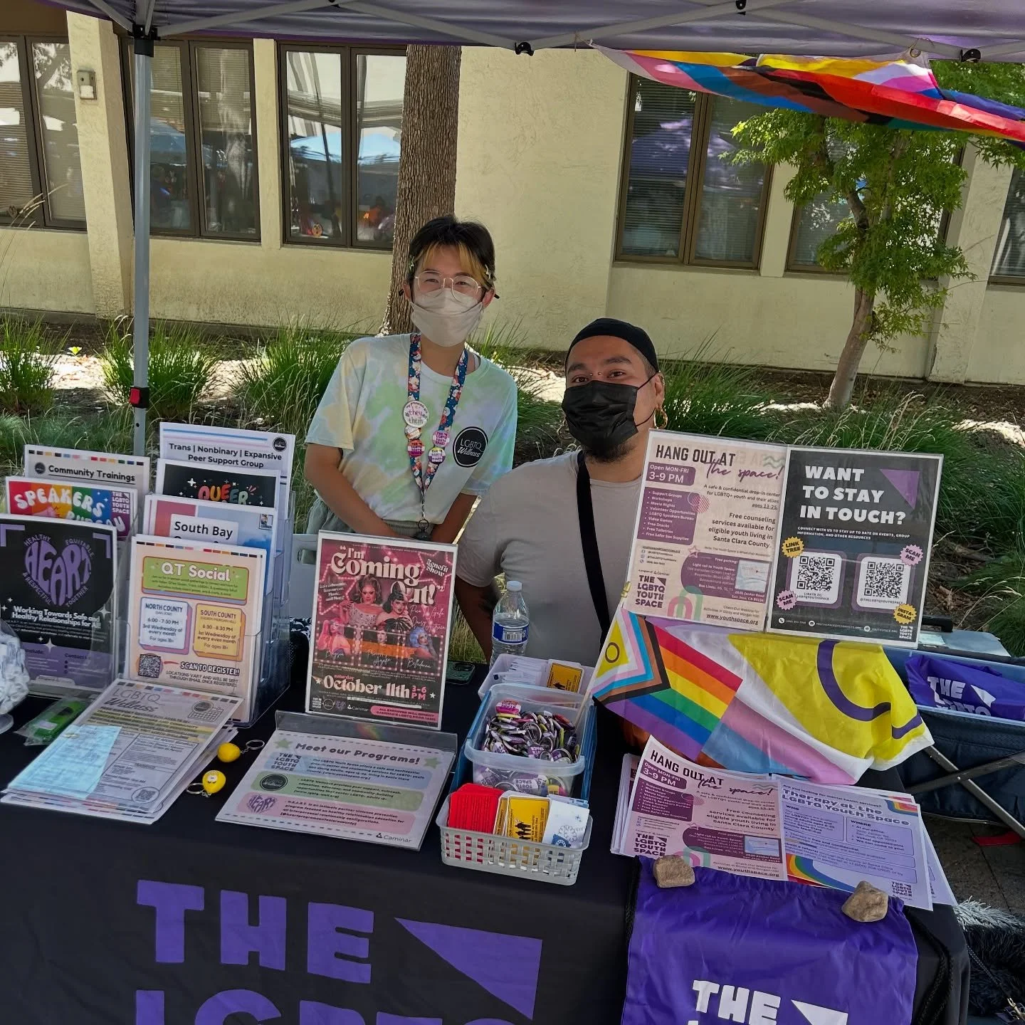 LGBTQ Wellness , @thelgbtqyouthspace, and @heartprogramsantaclaracounty are honored to have been a part of South County’s ❣️FIRST EVER❣️ Pride!
A huge thank you to our friends at @pridesocialsouthcounty for organizing this monumental event and