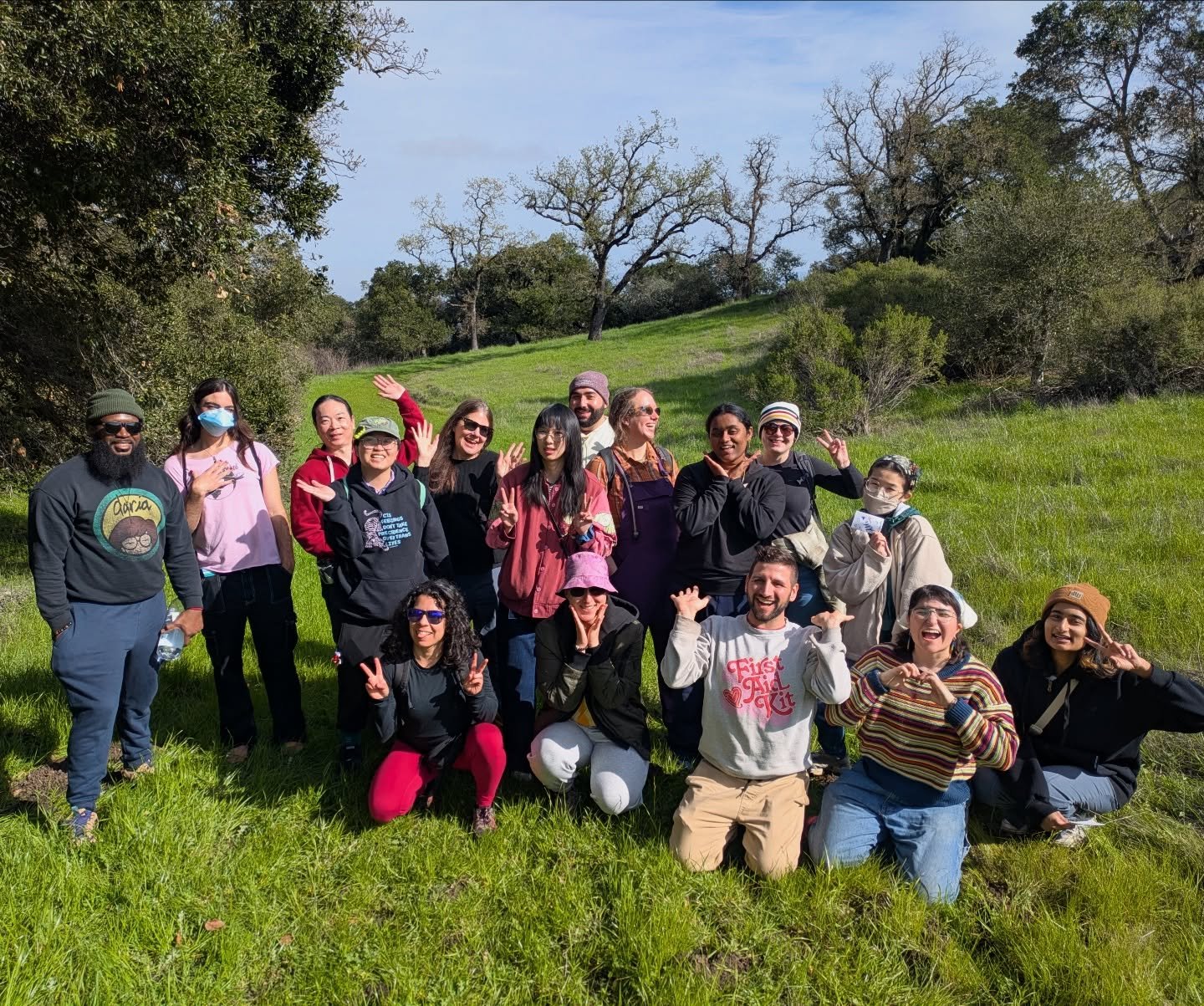 We&rsquo;re still feelin&rsquo; the love from our Palentine&rsquo;s Day Hike last Saturday with our friends at @branchingoutadv! ❤️&zwj;🔥 We had the honor of having Tyler lead us in a nature walk once again at @midpenopenspace&rsquo;s Picchetti Ranc