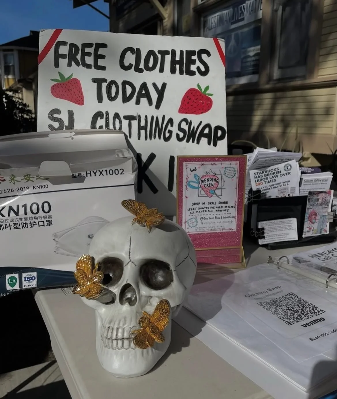 🔊 Kicking this week off with a huge shoutout to SJ Clothing Swap! 

We at LGBTQ Wellness are so grateful to be tabling at the monthly SJ Clothing Swaps every 2nd Sunday from 12:30 - 4:30 PM! 

We&rsquo;ve had the opportunity to disseminate harm redu