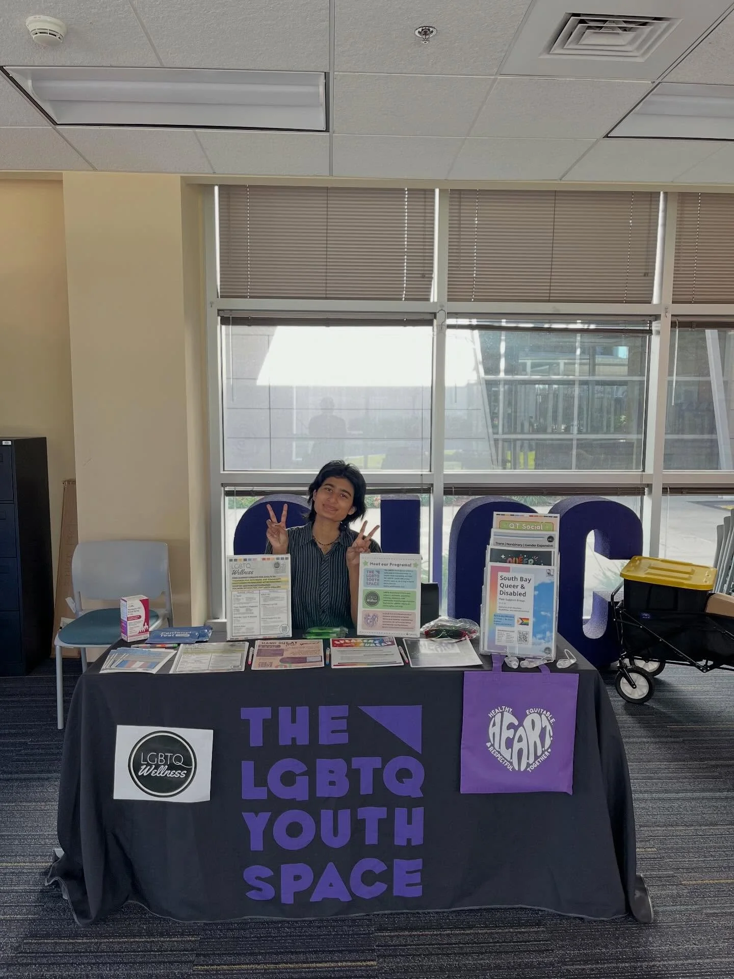 Kicking this week off with an outreach recap 👀 

Our team has been out and about the last few weeks especially with all the amazing Trans Day of Visibility festivities 💛💜🏳️&zwj;⚧️💜💛 

Slide 1: San Jos&eacute; City College&rsquo;s LGBTQ Resource