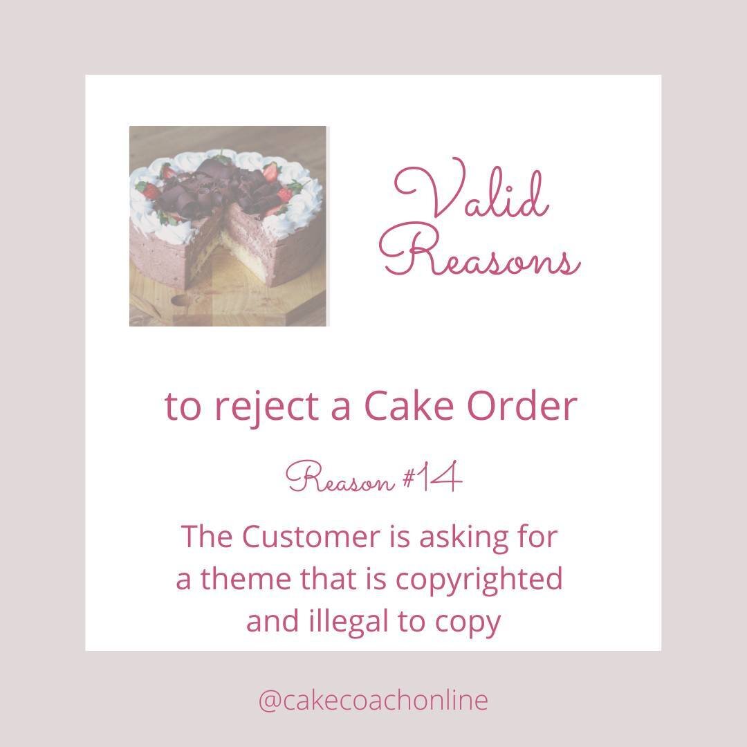 Using images that have been designed by others and recreating them in sugarcraft which is copyrighted is not a good idea.⁣
⁣
The company that designed the image has a right to take further action against you. It was their image to use and unless you 