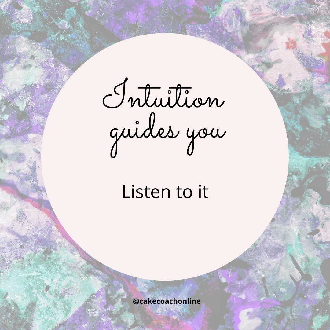 It is really important to use your intuition as a guide when you are running a business. That still small voice inside will tell you which way to turn...that is your intuition. ⁣⁣
⁣⁣
And starting to get good at listening to that voice and acting upon