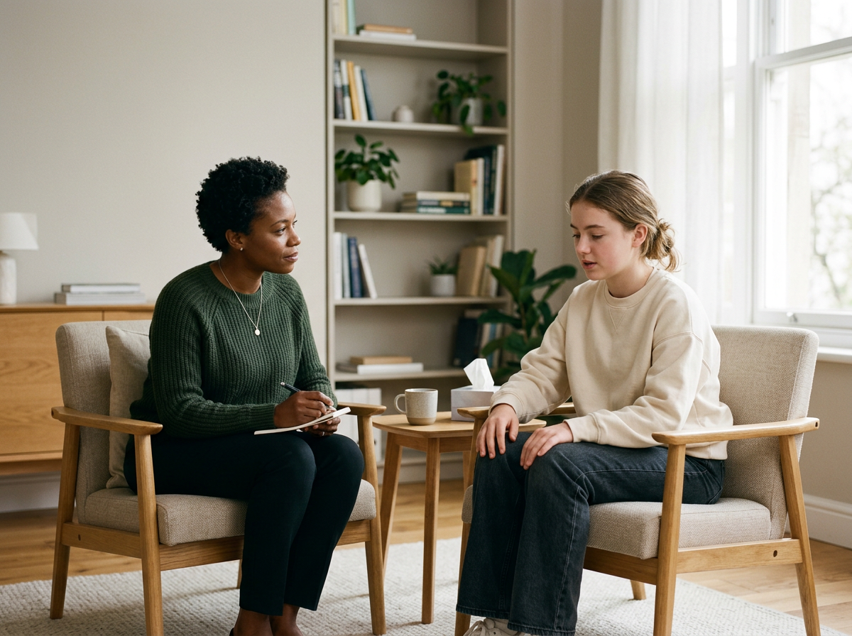 Teen counseling in Arizona helping a student manage back-to-school anxiety, OCD symptoms, and school stress.