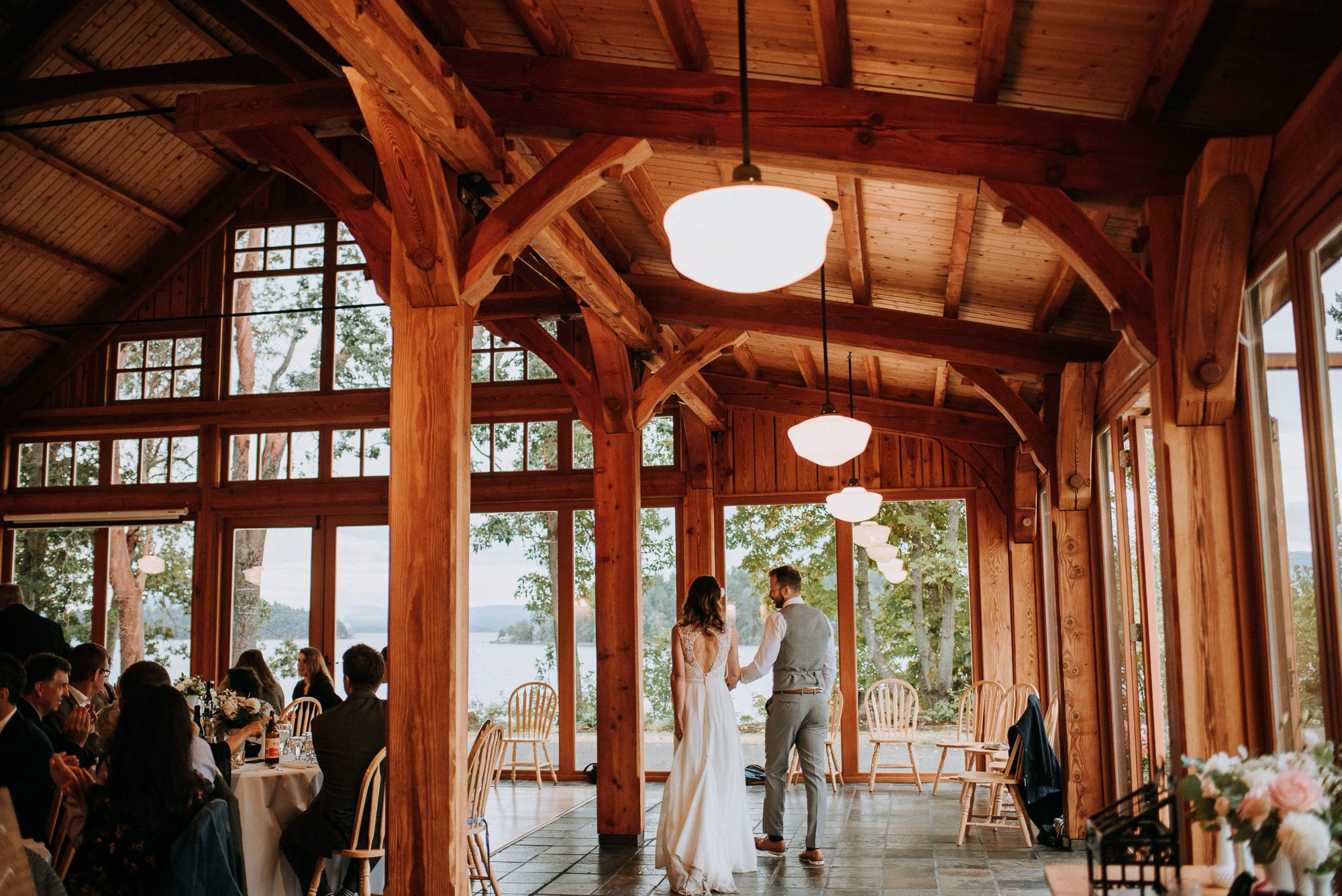 Overbury Resort Wedding Reception Thetis Island