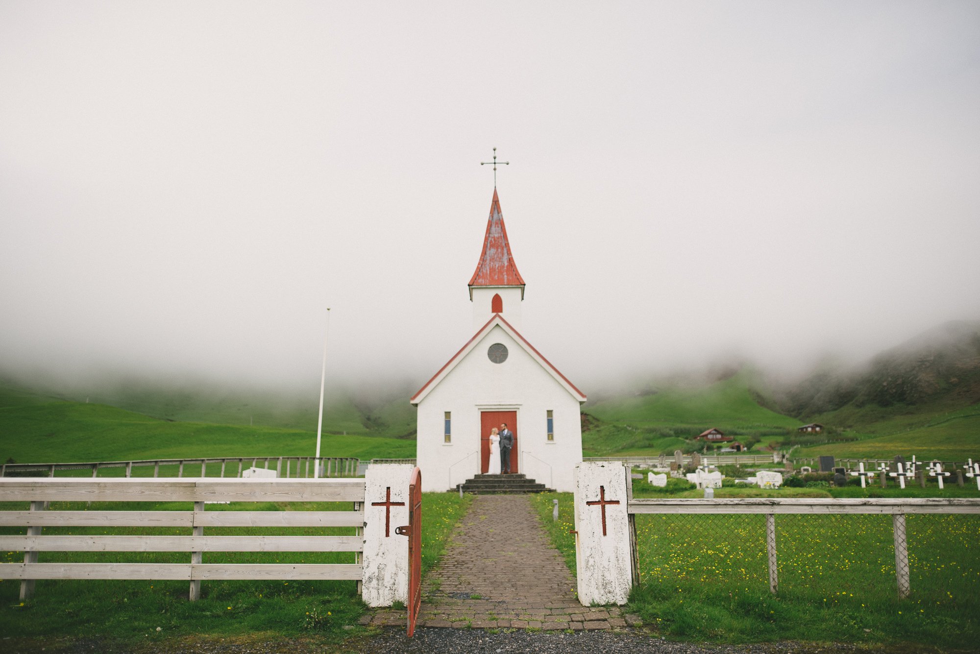 iceland wedding vik church 