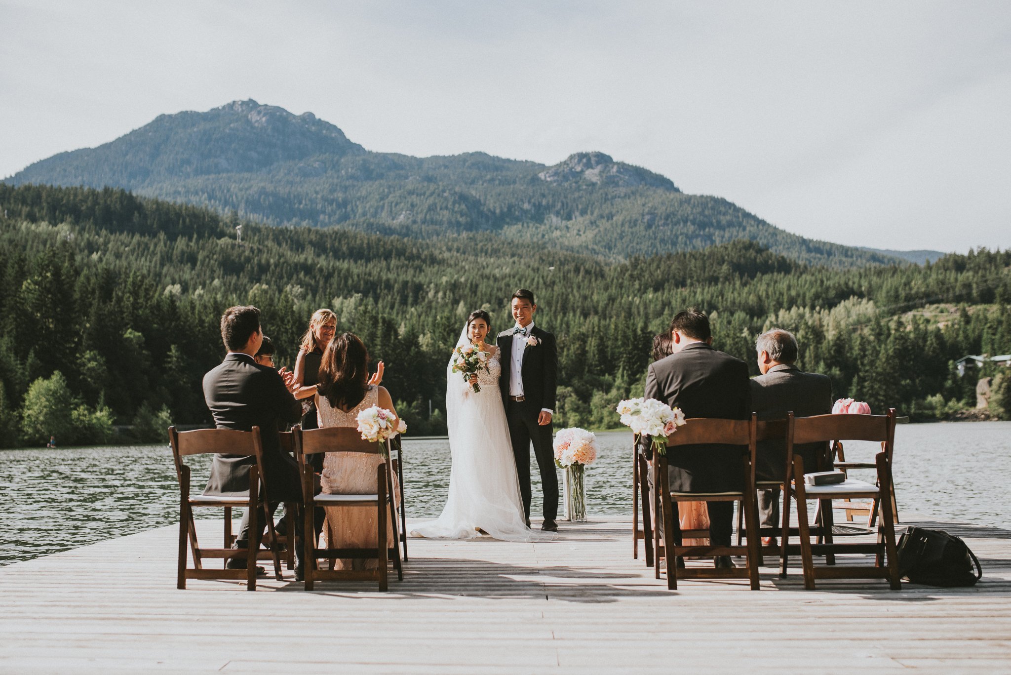 Nita Lake Whistler wedding ceremony