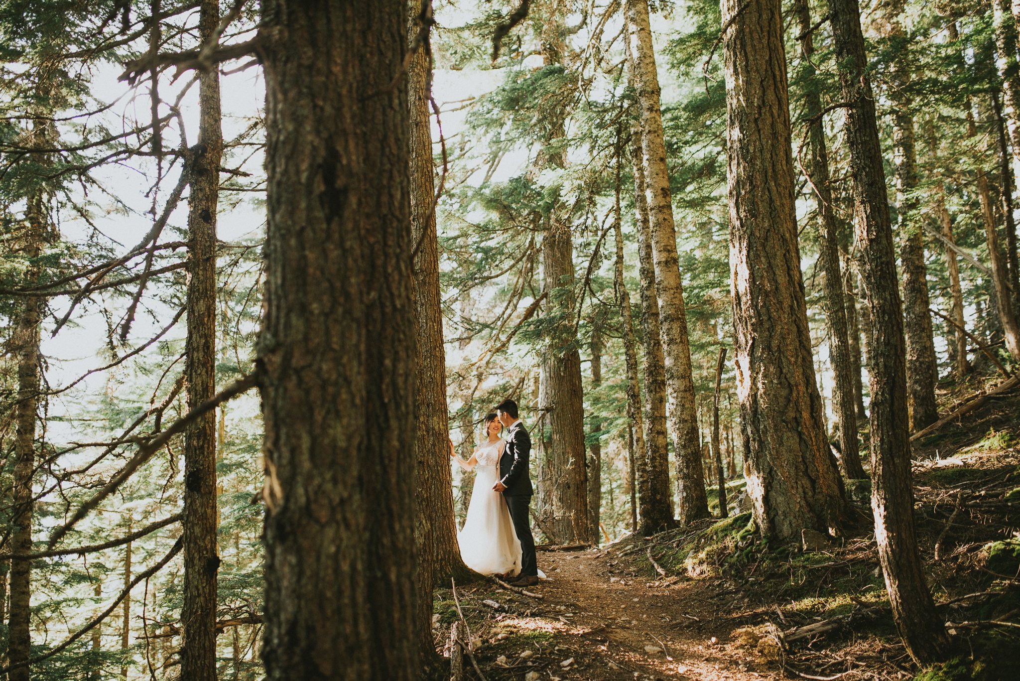 Wedding Whistler forest photo