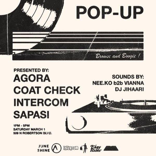 Sapasi Vinyl Pop-Up - Los Angeles