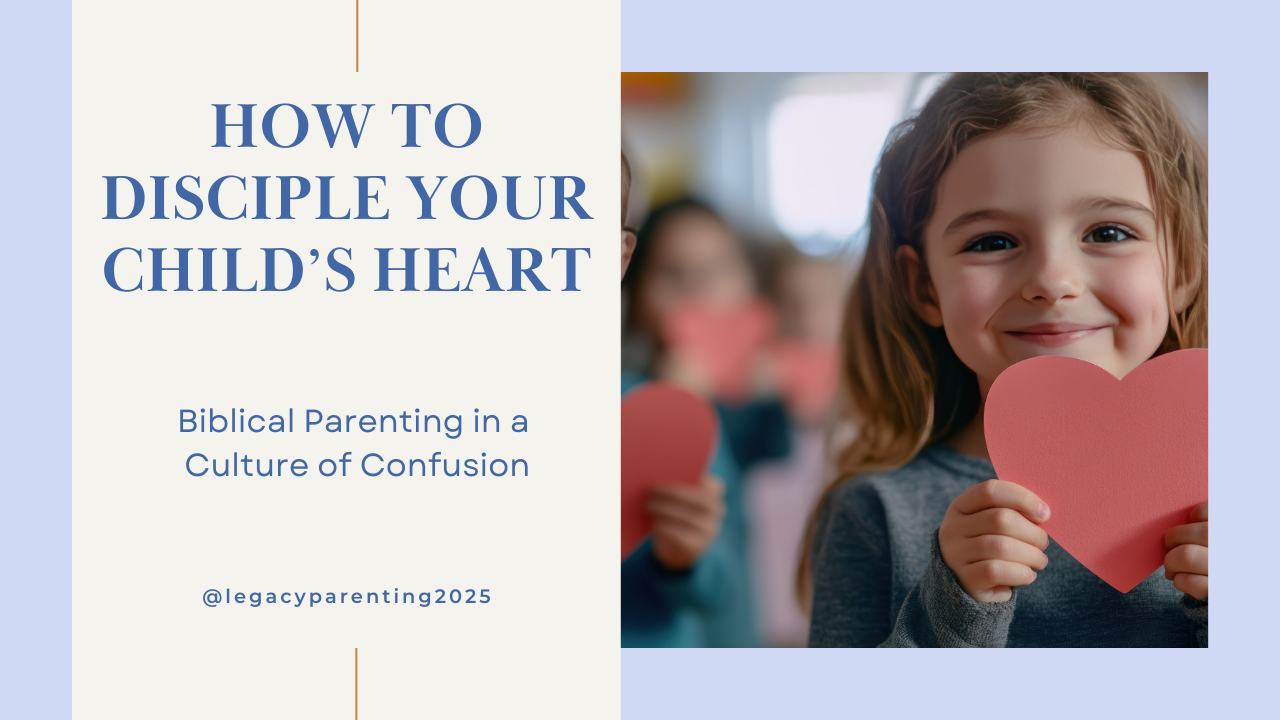 How to Disciple Your Child’s Heart: Biblical Parenting in a Culture of Confusion