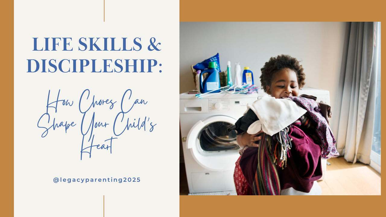 Life Skills & Discipleship: How Chores Can Shape Your Child’s Heart