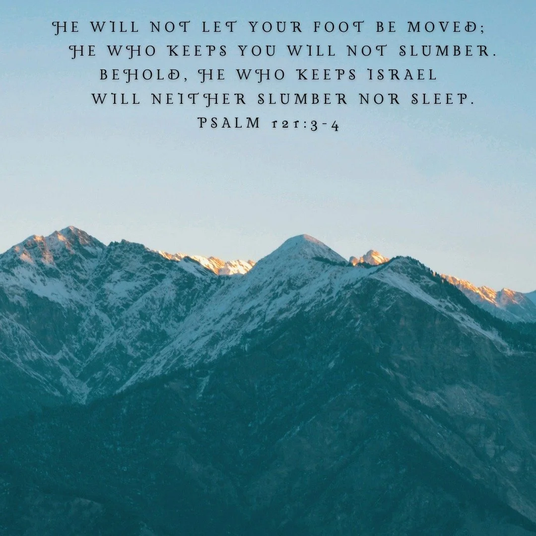I live in Colorado and have done a great deal of hiking in my lifetime. Steady feet and sure footing are so important. As I go through some big changes in my life and prayerfully try to transition gracefully and with God's peace, these verses have ga