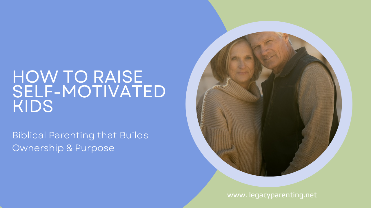 How to Raise Self-Motivated Kids | Biblical Parenting that Builds Ownership &amp; Purpose