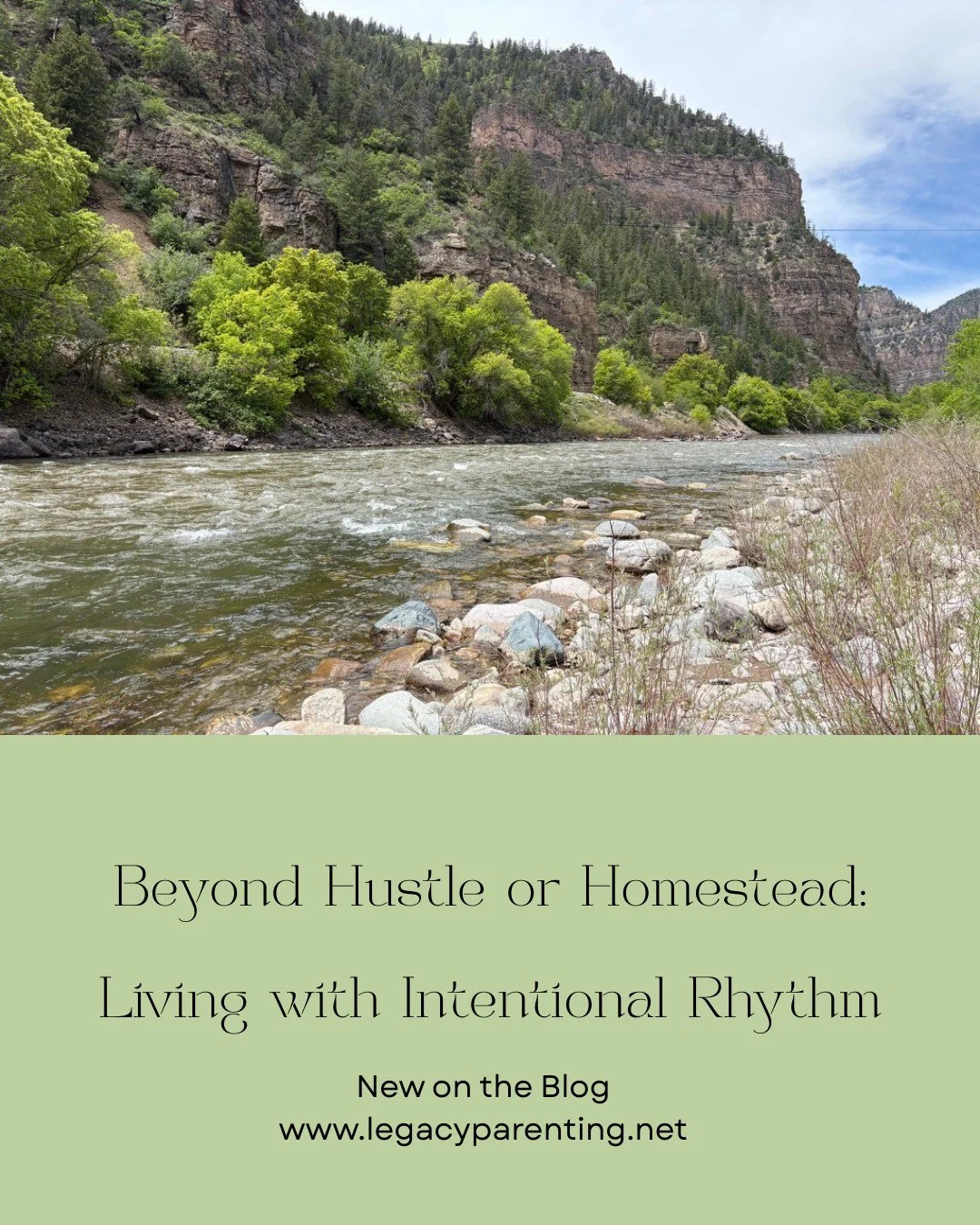 Our move to rural Colorado wasn&rsquo;t an escape&mdash;it was a continuation. A next step in a life already shaped by intentional choices: not to withdraw, but to show up *on purpose.*⁠
⁠
The world will always swing between hustle and passivity. But