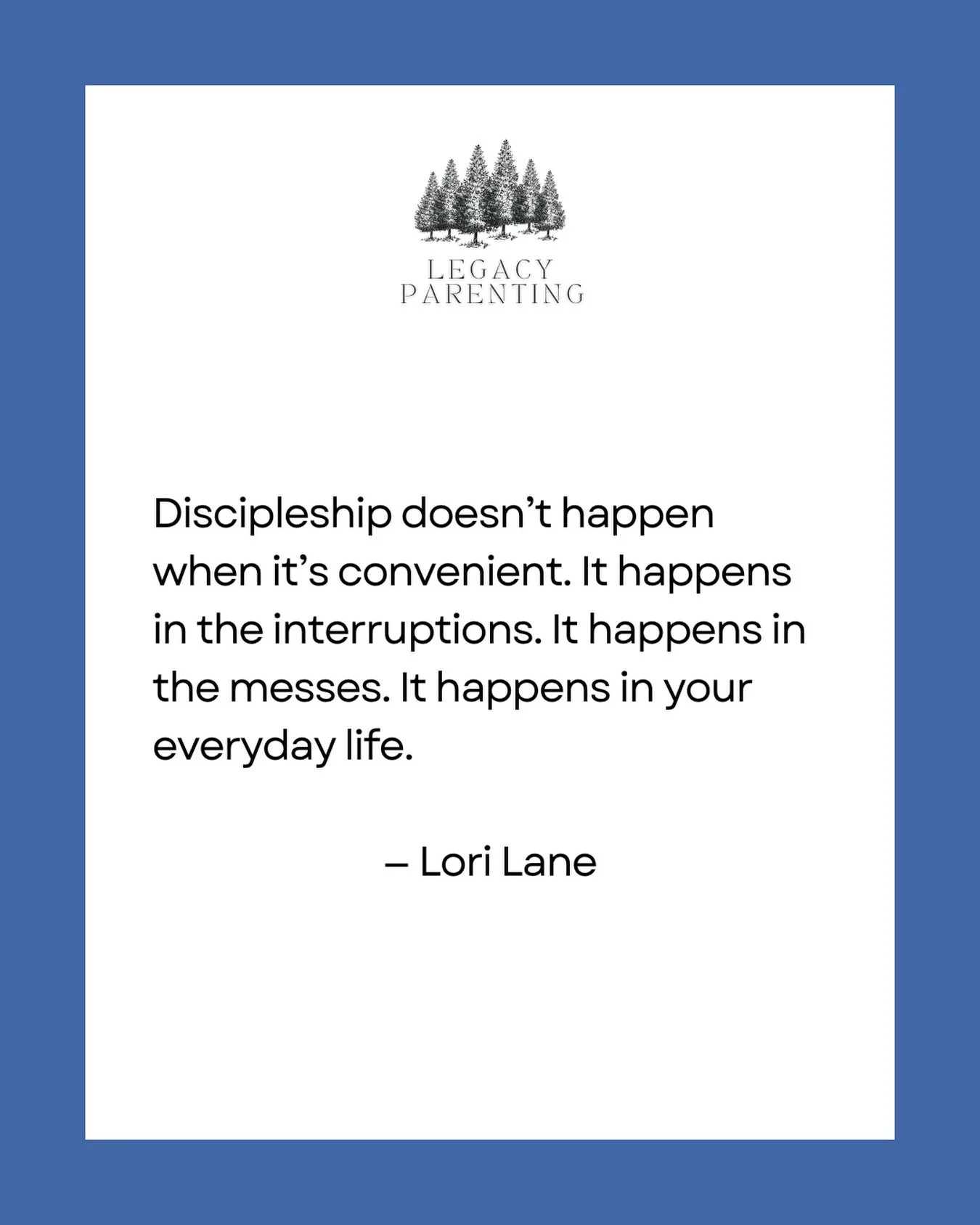 We tend to imagine discipleship as something planned and polished.

Family devotion time.
Quiet moments.
Everyone paying attention.

But real discipleship rarely looks like that.

Discipleship happens in the interruptions &mdash; during car rides, co