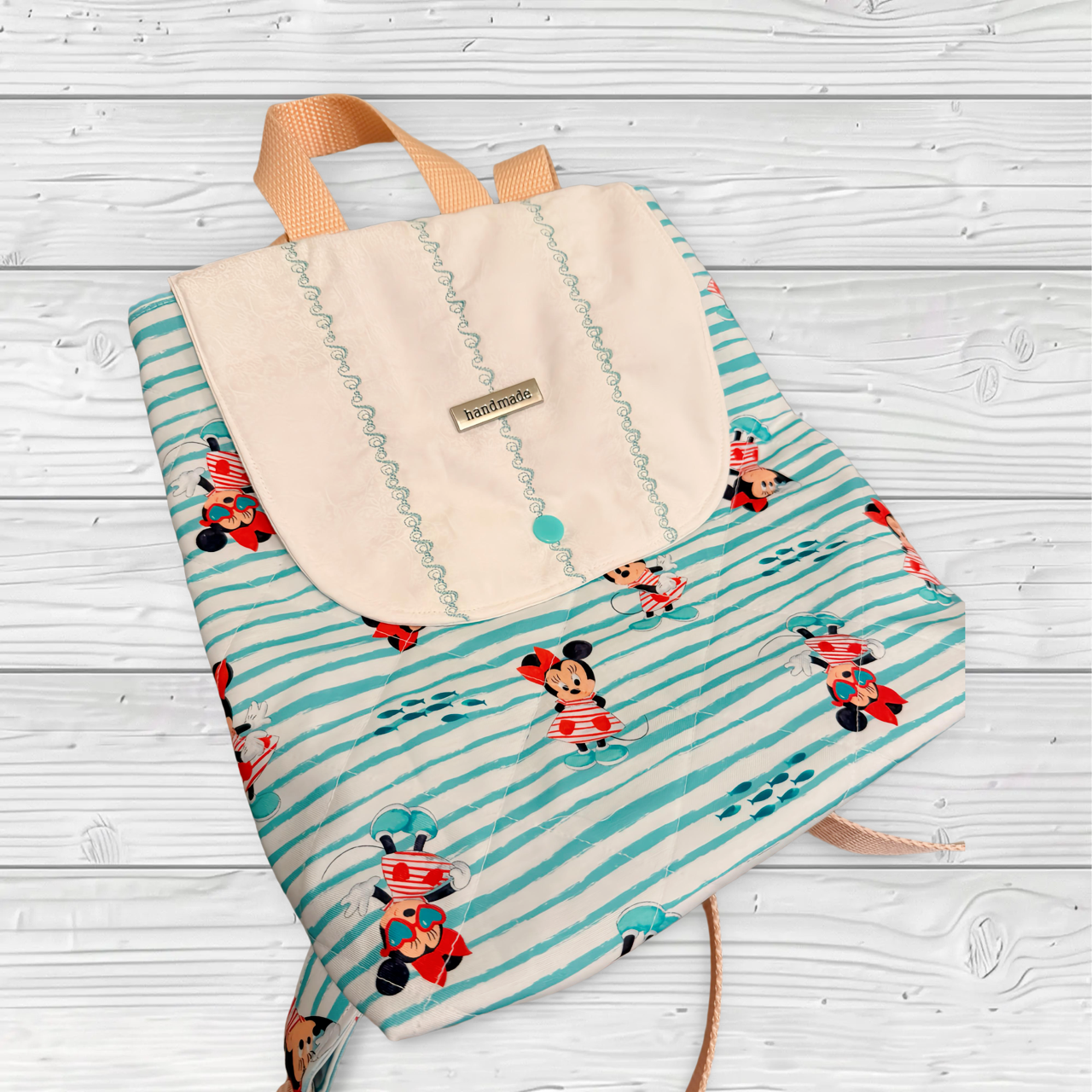 Handmade Quilted Backpack