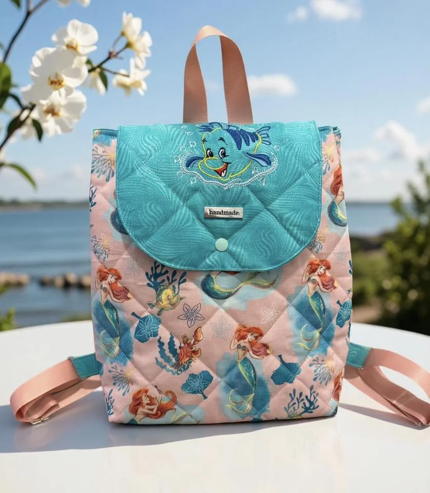 Handmade Quilted Backpack