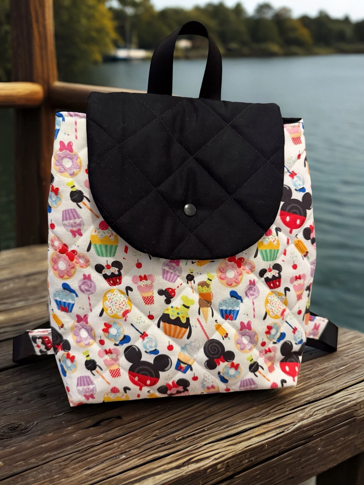 Handmade Quilted Backpack