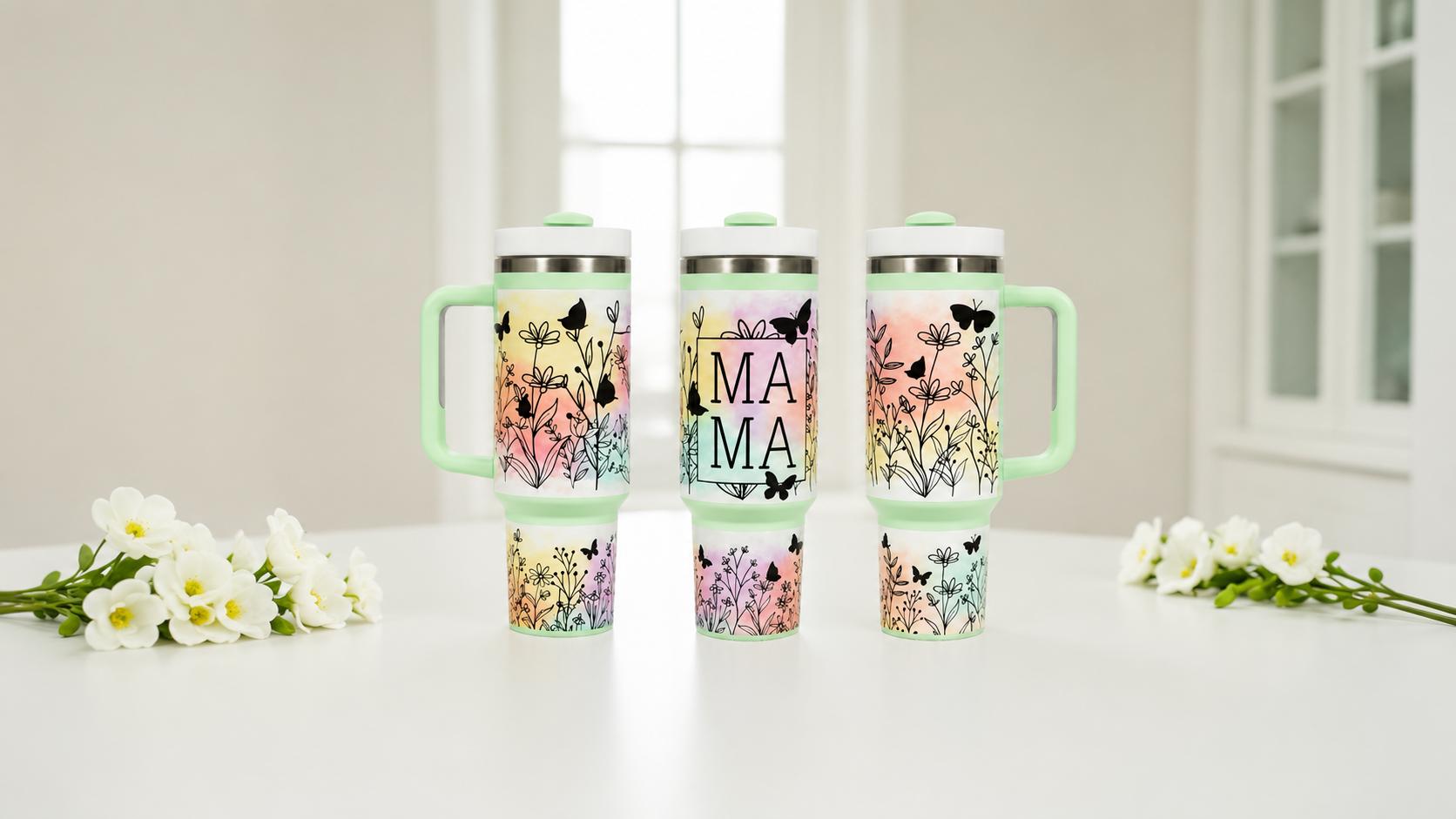 Mama's Garden 40oz Tumbler