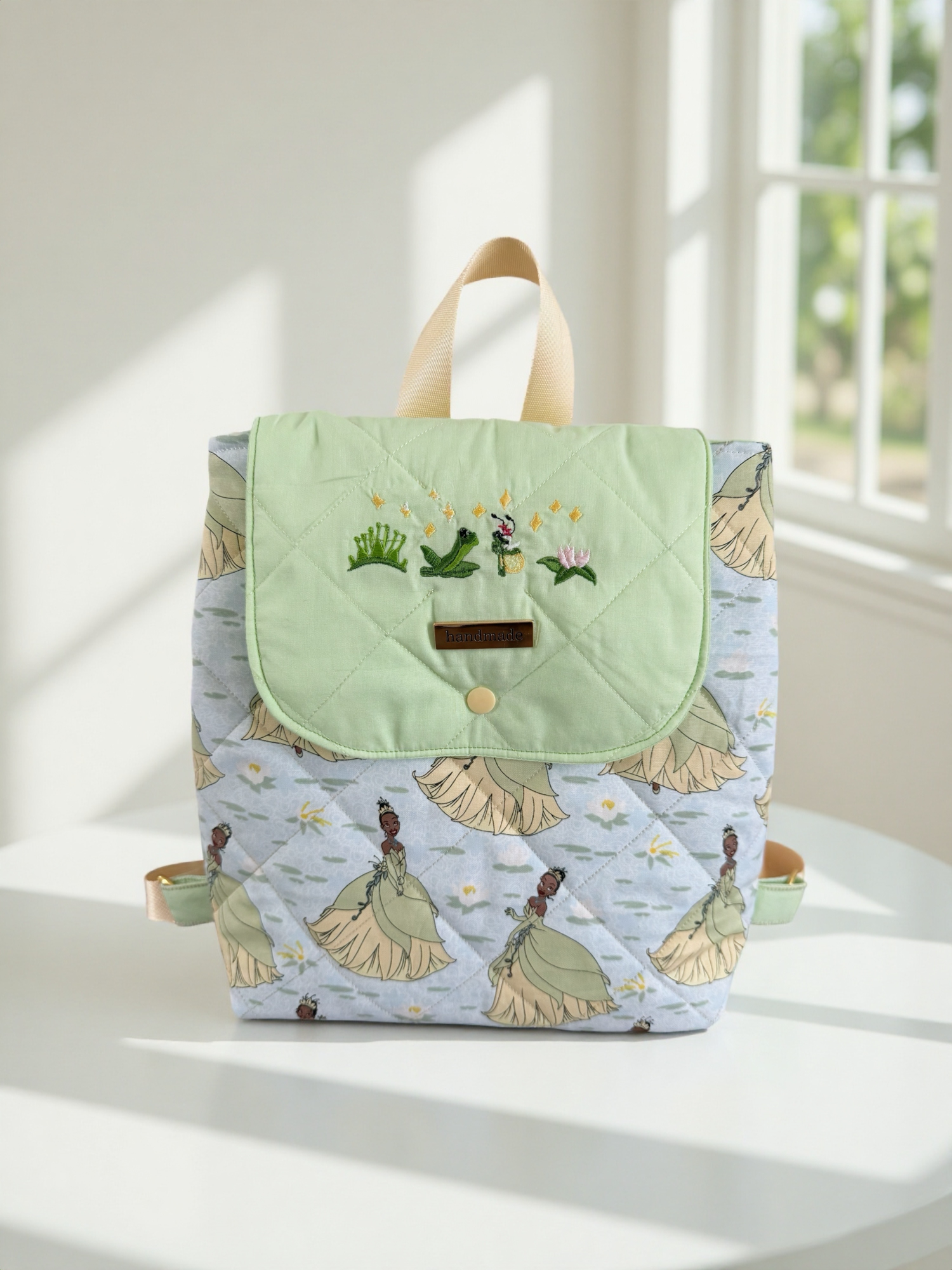 Handmade Quilted Backpack