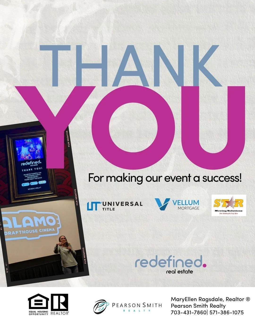 A huge THANK YOU to our amazing sponsors for helping us host an out of this galaxy movie event over the weekend 🚀✨⁠
⁠
We loved treating our clients to a private screening of the new #SuperMarioBrothersMovie⁠
⁠
We truly love our clients, and we also 