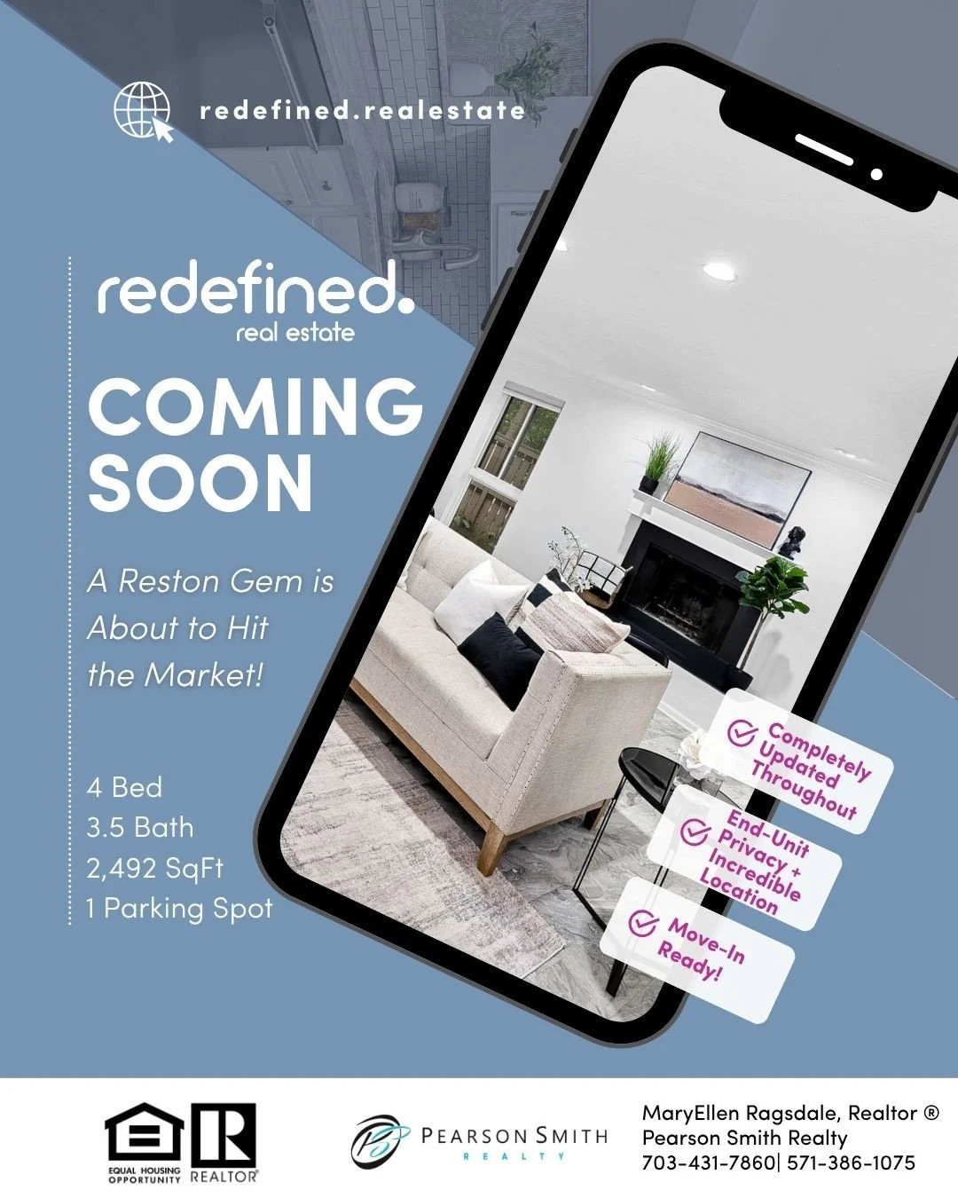 ✨ COMING SOON | 11701 Newbridge Ct in Reston ✨⁠
⁠
This updated end-unit townhome is about to hit the market &mdash; and it checks every box 🏡🌿⁠
⁠
✔️ Private, tree-lined outdoor spaces⁠
✔️ Renovated kitchen &amp; updated baths⁠
✔️ Finished lower lev