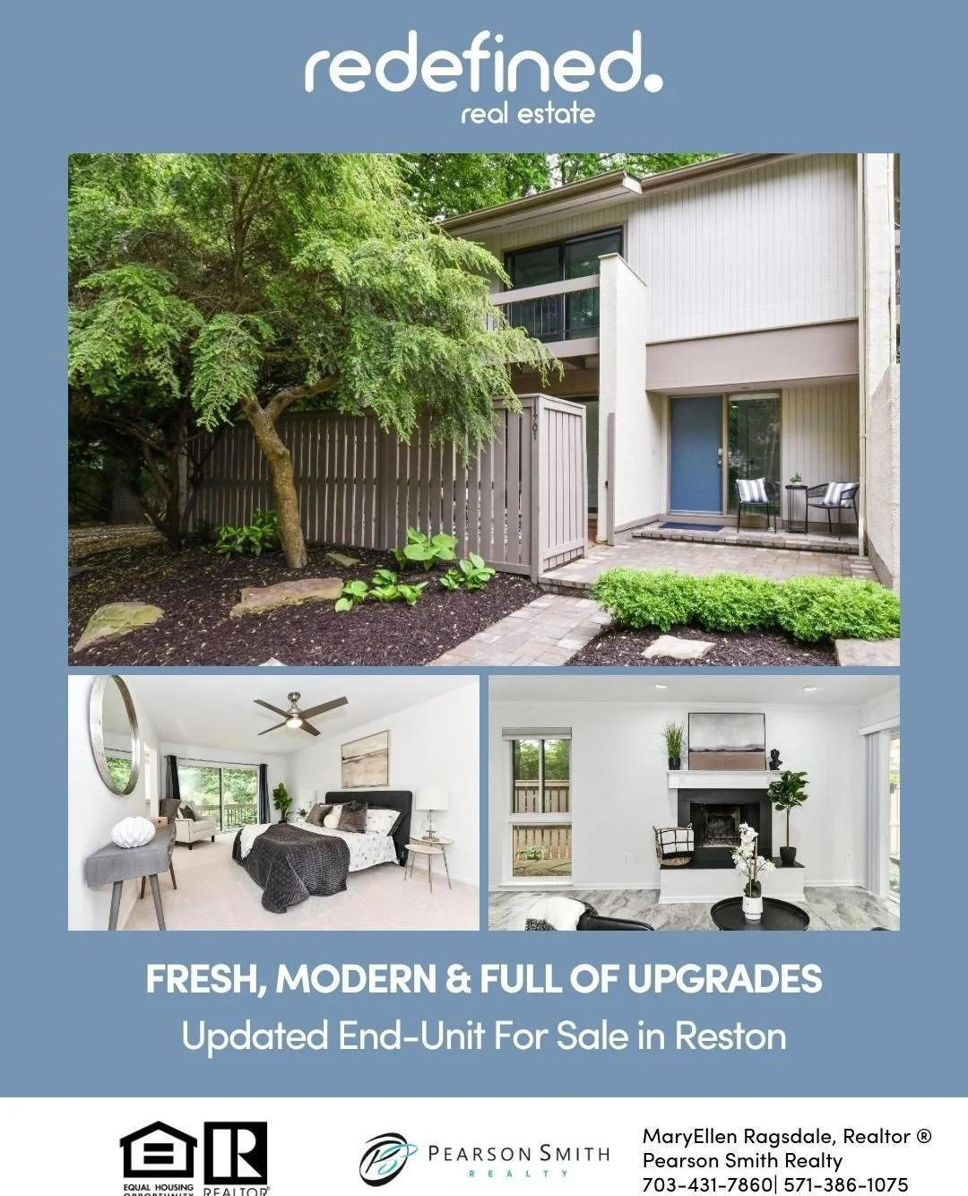 This is the Reston gem you&rsquo;ve been waiting for 😍⁠
An upgraded, move-in-ready home this close to trails, pools, shopping, dining &amp; Metro... with a private, fenced-in yard?⁠
⁠
Gorgeous updates, modern finishes, and a level of privacy that&rs
