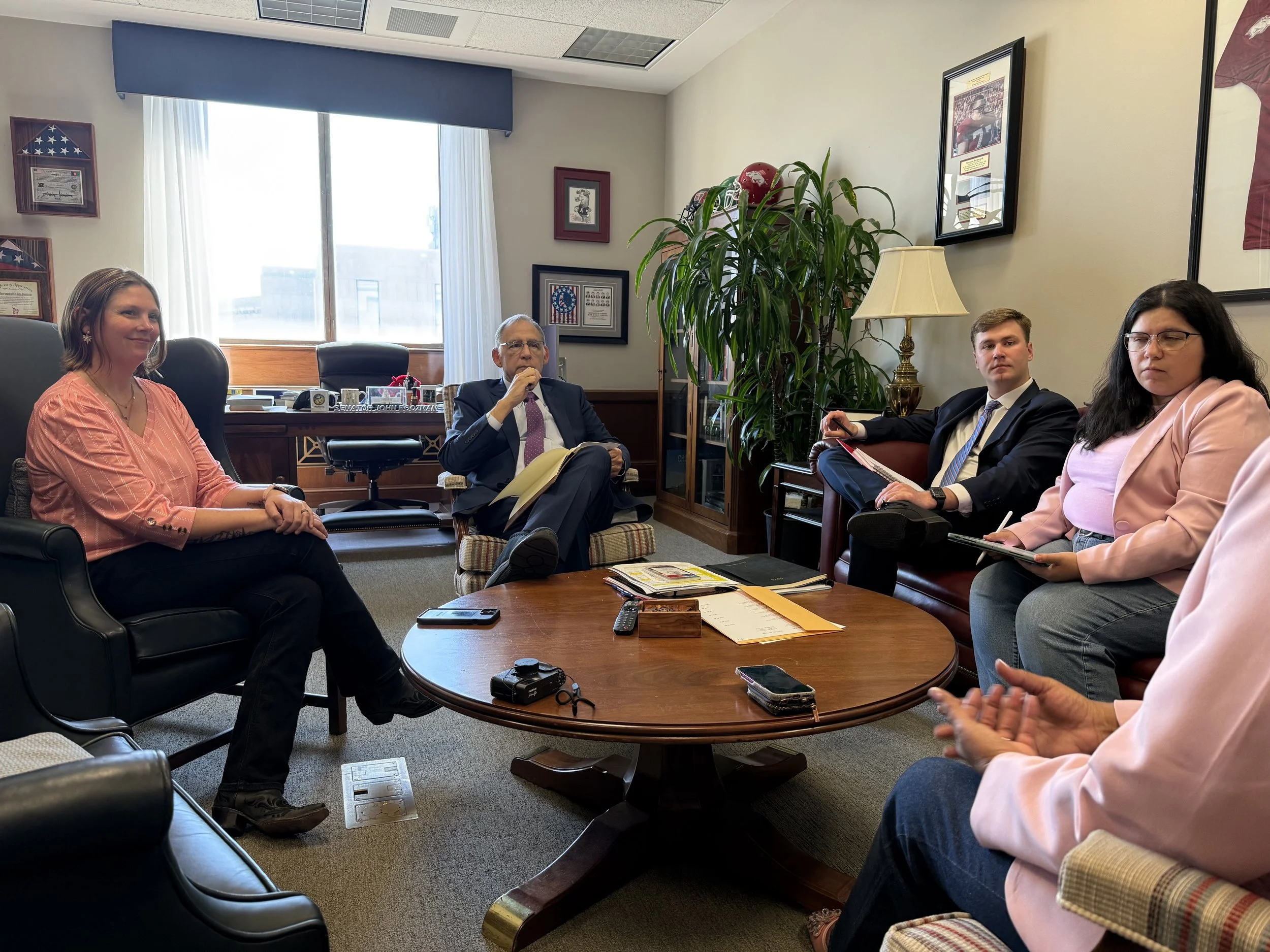 NWIAA leadership meets with US Senator John Boozman (AK).